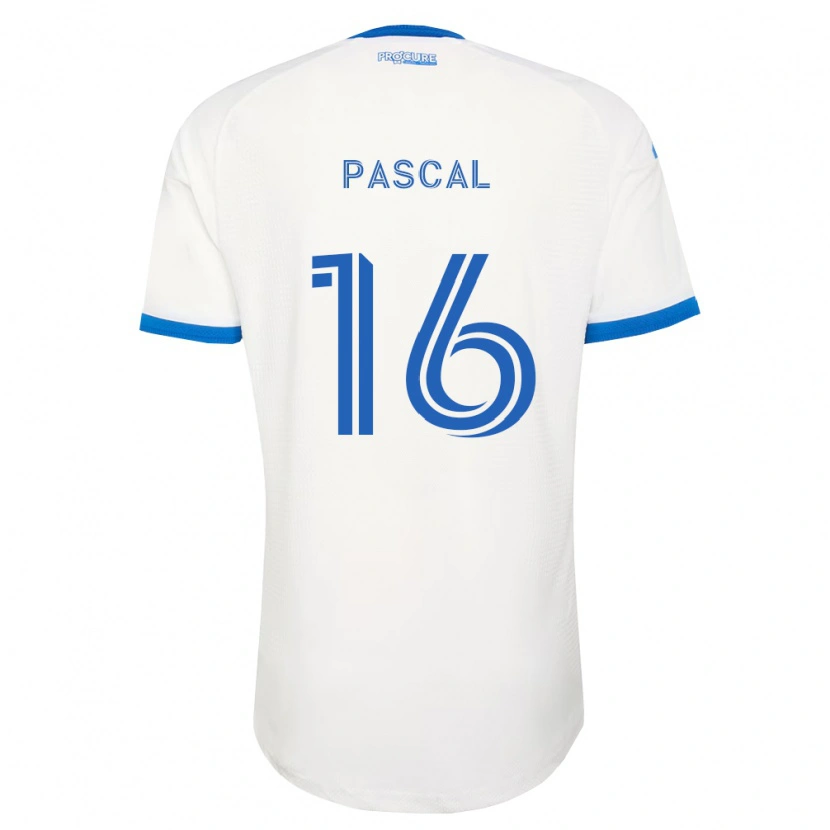 Danxen Heren Raphael Pascal #16 Hemelsblauw Wit Uitshirt Uittenue 2026/27 T-Shirt