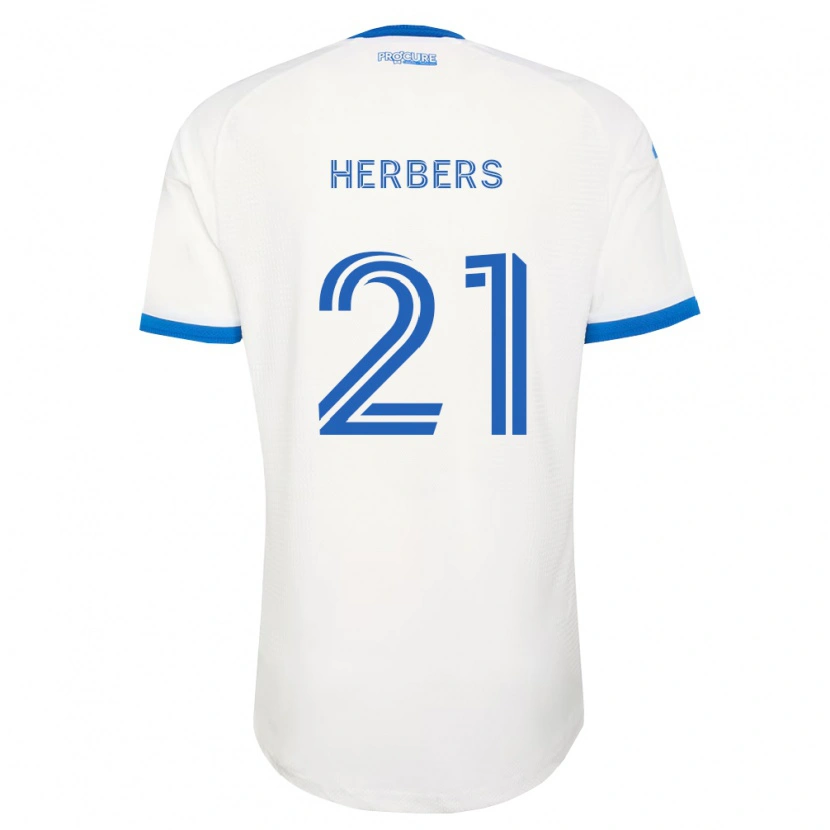 Danxen Heren Fabian Herbers #21 Hemelsblauw Wit Uitshirt Uittenue 2026/27 T-Shirt