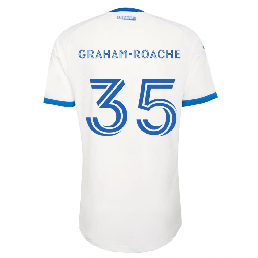 Danxen Heren Owen Graham-Roache #35 Hemelsblauw Wit Uitshirt Uittenue 2026/27 T-Shirt