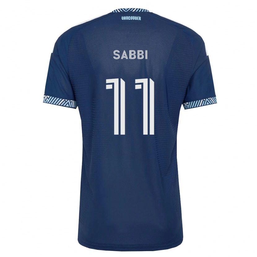 Danxen Heren Emmanuel Sabbi #11 Diep Blauw Wit Uitshirt Uittenue 2026/27 T-Shirt