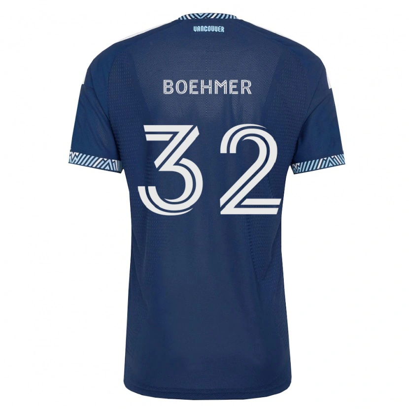 Danxen Heren Isaac Boehmer #32 Diep Blauw Wit Uitshirt Uittenue 2026/27 T-Shirt