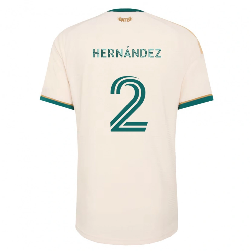 Danxen Heren Ronald Hernández #2 Champagne Groen Uitshirt Uittenue 2026/27 T-Shirt