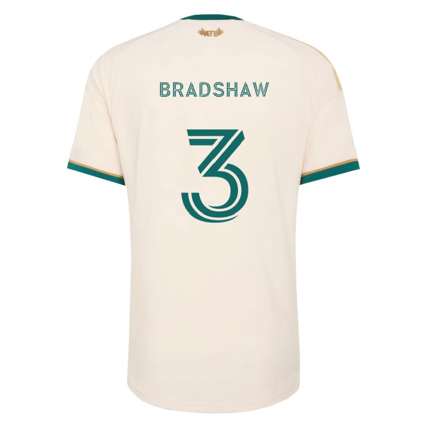 Danxen Heren Jalani Bradshaw #3 Champagne Groen Uitshirt Uittenue 2026/27 T-Shirt