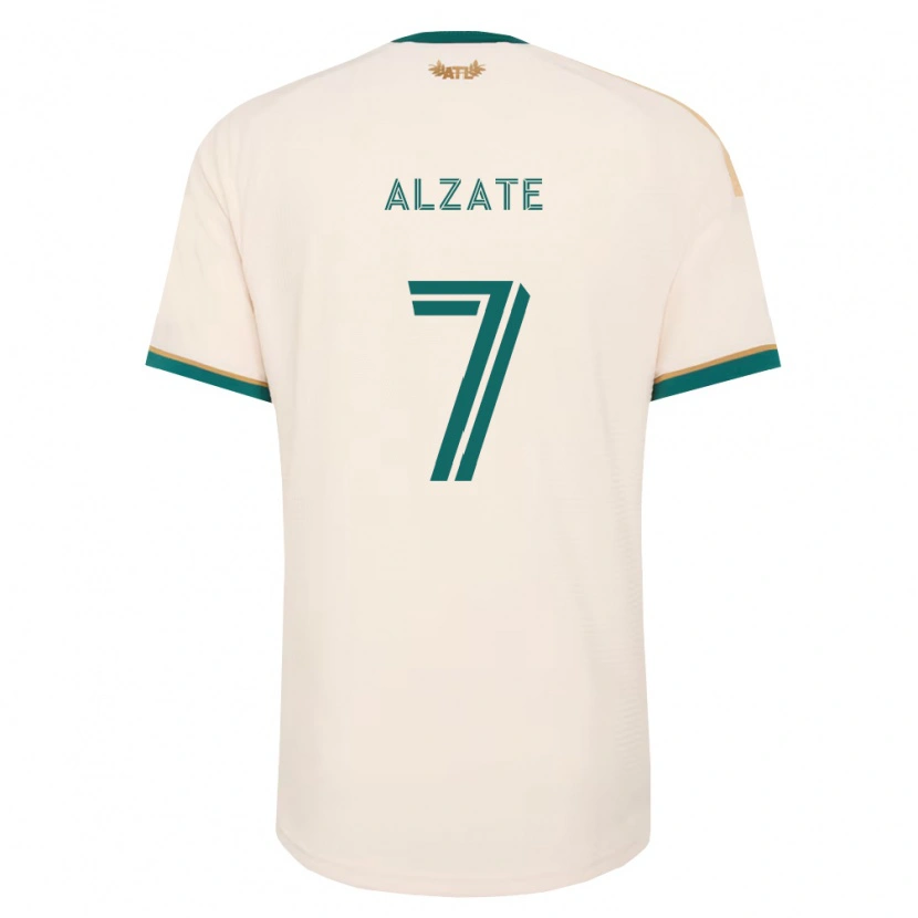 Danxen Heren Steven Alzate #7 Champagne Groen Uitshirt Uittenue 2026/27 T-Shirt