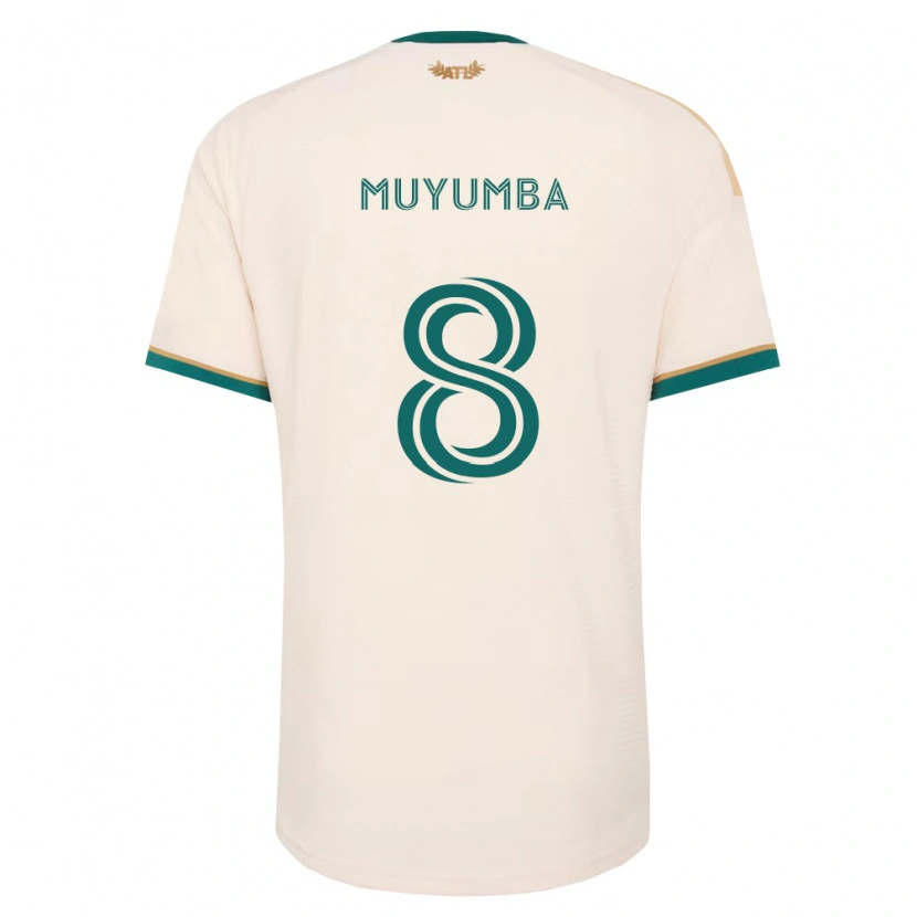 Danxen Heren Tristan Muyumba #8 Champagne Groen Uitshirt Uittenue 2026/27 T-Shirt