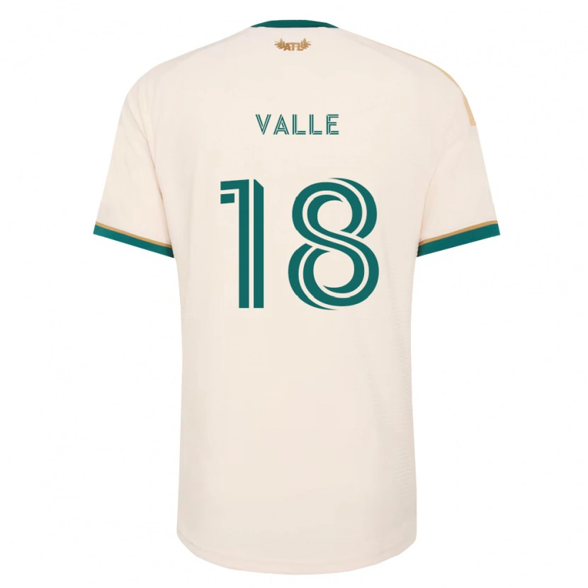 Danxen Heren Daniel Valle #18 Champagne Groen Uitshirt Uittenue 2026/27 T-Shirt