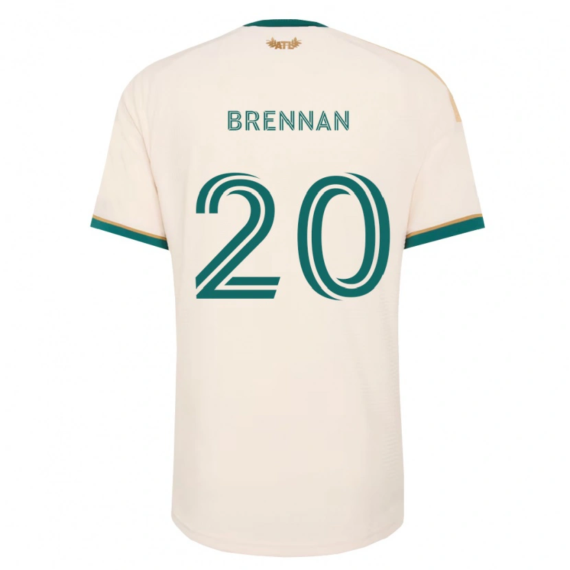 Danxen Heren Luke Brennan #20 Champagne Groen Uitshirt Uittenue 2026/27 T-Shirt