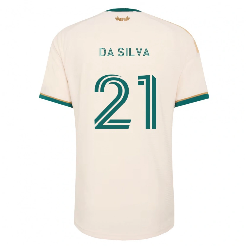 Danxen Heren Lucas Da Silva #21 Champagne Groen Uitshirt Uittenue 2026/27 T-Shirt