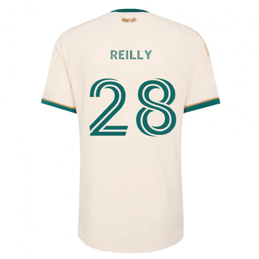Danxen Heren Will Reilly #28 Champagne Groen Uitshirt Uittenue 2026/27 T-Shirt