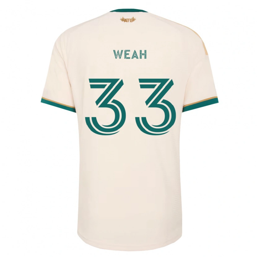 Danxen Heren Patrick Weah #33 Champagne Groen Uitshirt Uittenue 2026/27 T-Shirt