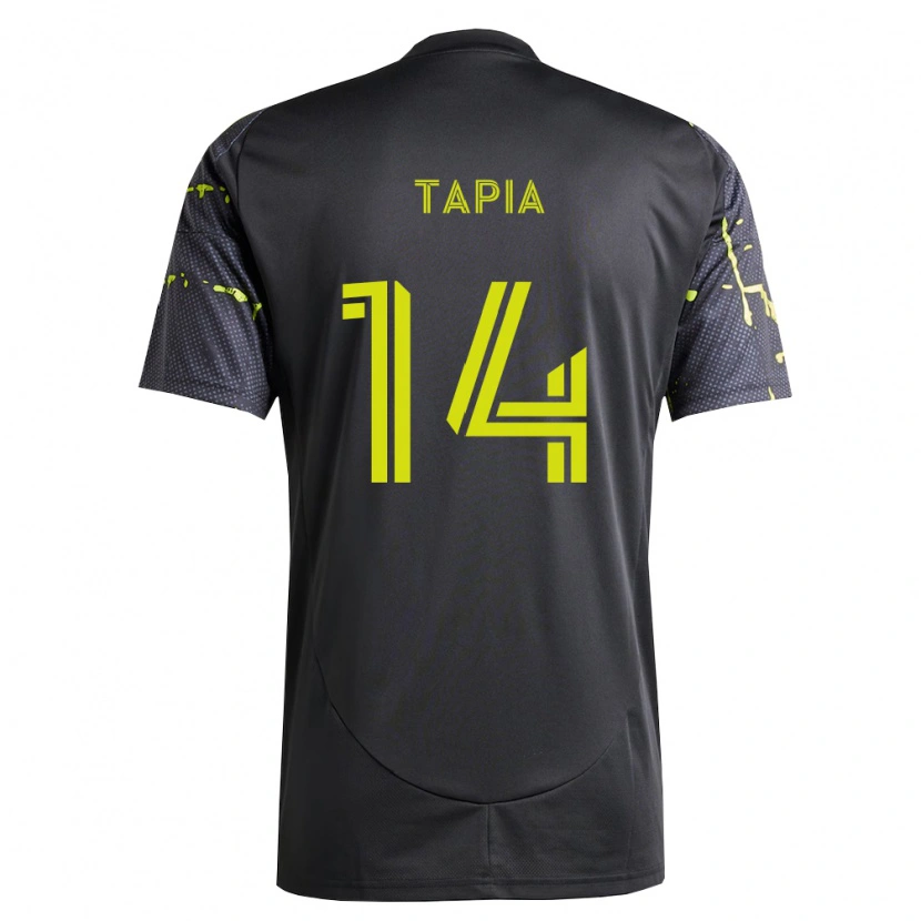 Danxen Heren Gonzalo Tapia #14 Fluorescerend Geel Zwart Uitshirt Uittenue 2026/27 T-Shirt