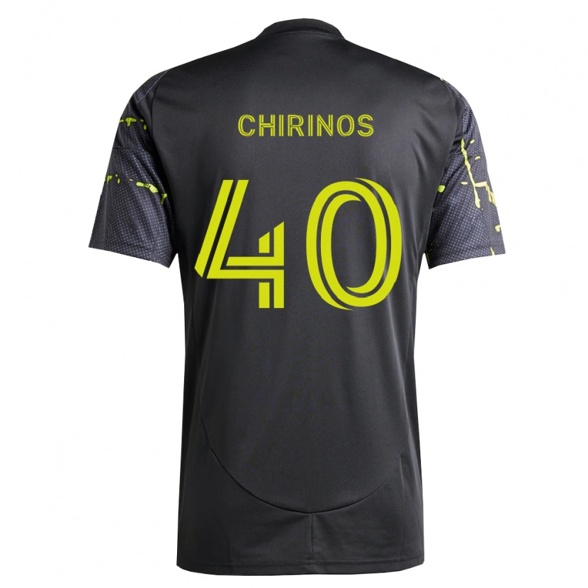 Danxen Heren Johann Chirinos #40 Fluorescerend Geel Zwart Uitshirt Uittenue 2026/27 T-Shirt