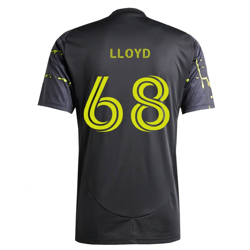 Danxen Heren Zach Lloyd #68 Fluorescerend Geel Zwart Uitshirt Uittenue 2026/27 T-Shirt
