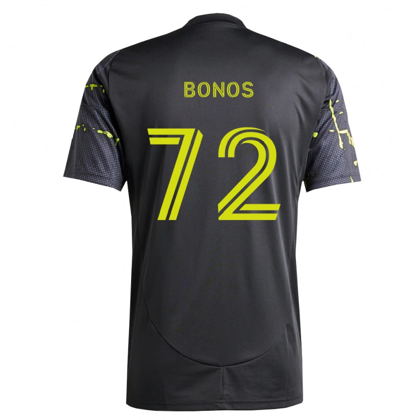 Danxen Heren Jackson Bonos #72 Fluorescerend Geel Zwart Uitshirt Uittenue 2026/27 T-Shirt