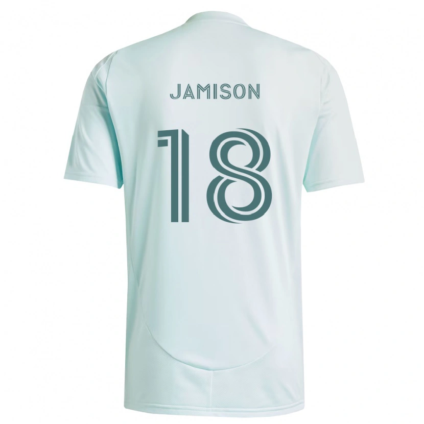 Danxen Heren Bryce Jamison #18 Wit Lichtgroen Uitshirt Uittenue 2026/27 T-Shirt