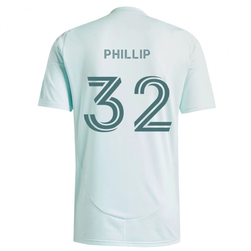 Danxen Heren Donavan Phillip #32 Wit Lichtgroen Uitshirt Uittenue 2026/27 T-Shirt