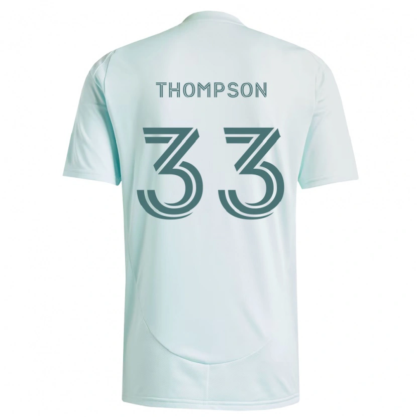Danxen Heren Kosi Thompson #33 Wit Lichtgroen Uitshirt Uittenue 2026/27 T-Shirt