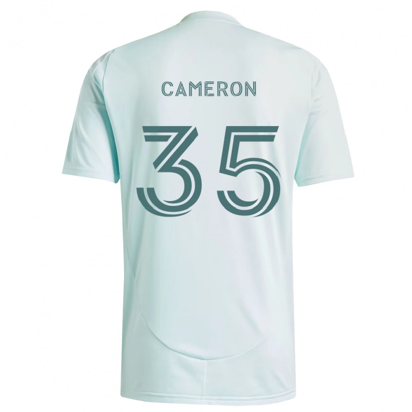 Danxen Heren James Cameron #35 Wit Lichtgroen Uitshirt Uittenue 2026/27 T-Shirt