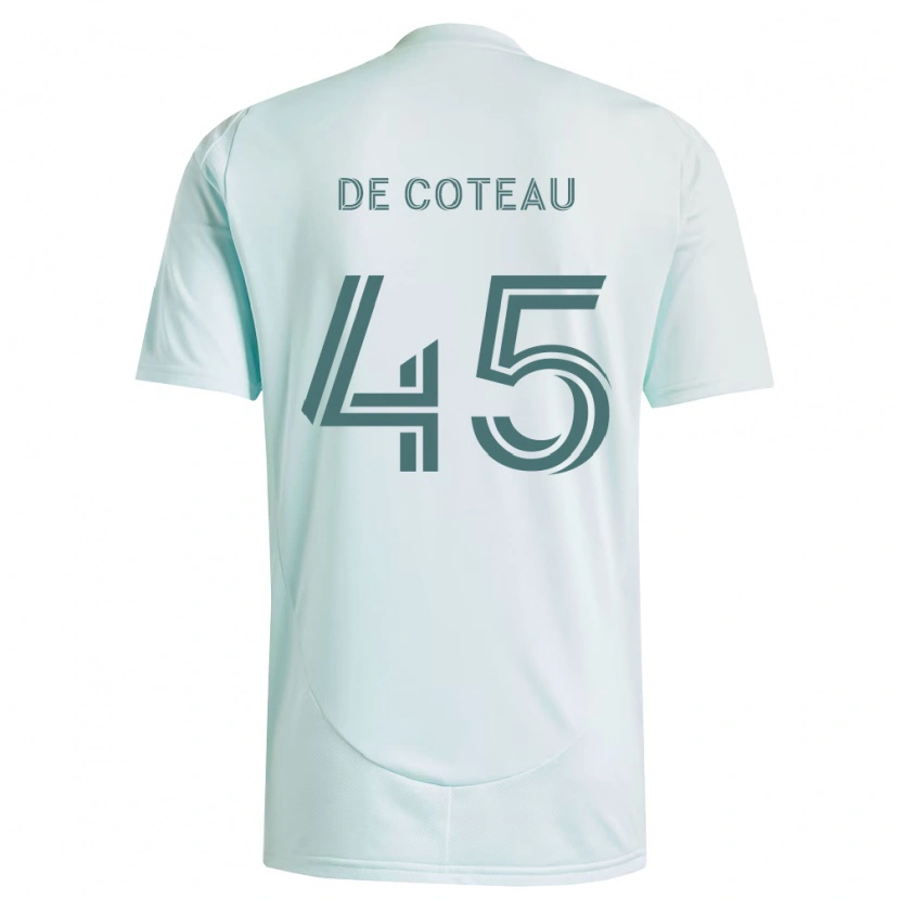Danxen Heren Jabari De Coteau #45 Wit Lichtgroen Uitshirt Uittenue 2026/27 T-Shirt