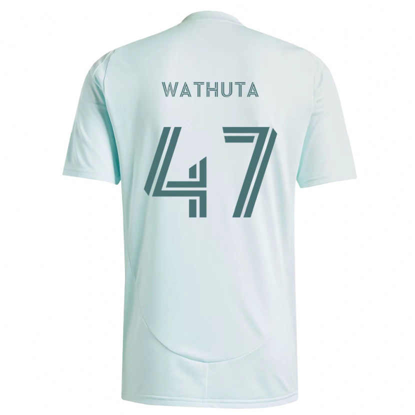 Danxen Heren Sydney Wathuta #47 Wit Lichtgroen Uitshirt Uittenue 2026/27 T-Shirt