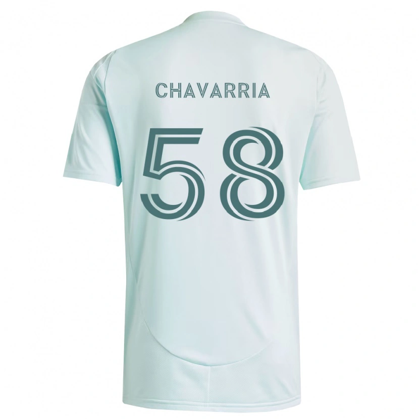 Danxen Heren Keith Chavarria #58 Wit Lichtgroen Uitshirt Uittenue 2026/27 T-Shirt