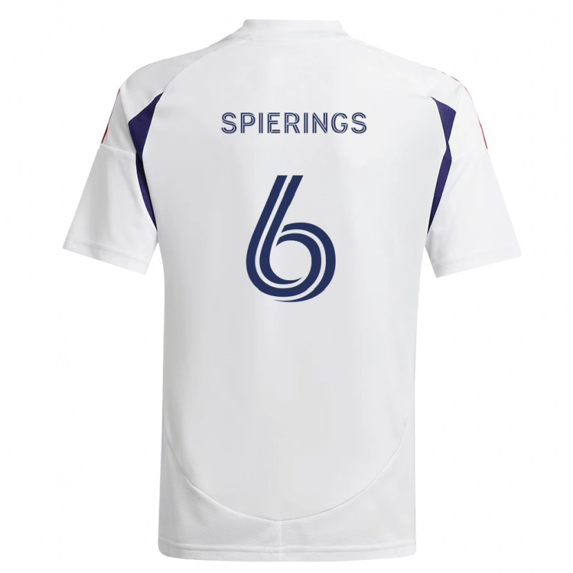 Danxen Heren Stijn Spierings #6 Koninklijk Blauw Rood Bruin Uitshirt Uittenue 2026/27 T-Shirt
