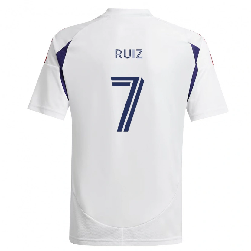 Danxen Heren Pablo Ruiz #7 Koninklijk Blauw Rood Bruin Uitshirt Uittenue 2026/27 T-Shirt