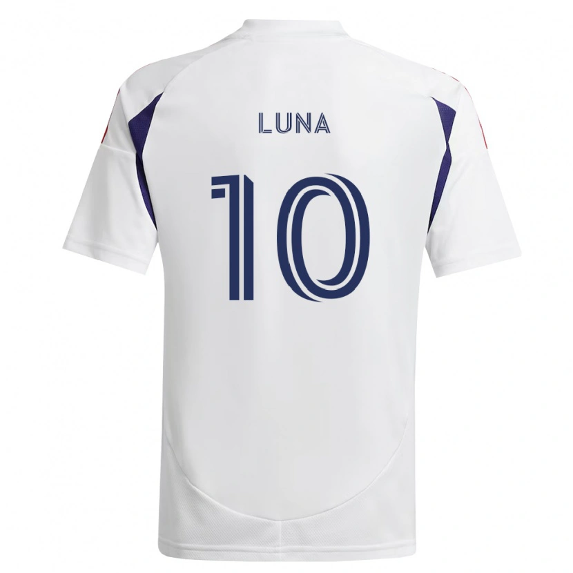 Danxen Heren Diego Luna #10 Koninklijk Blauw Rood Bruin Uitshirt Uittenue 2026/27 T-Shirt