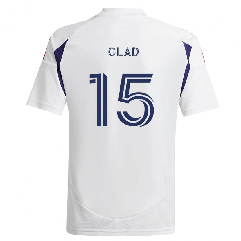 Danxen Heren Justen Glad #15 Koninklijk Blauw Rood Bruin Uitshirt Uittenue 2026/27 T-Shirt