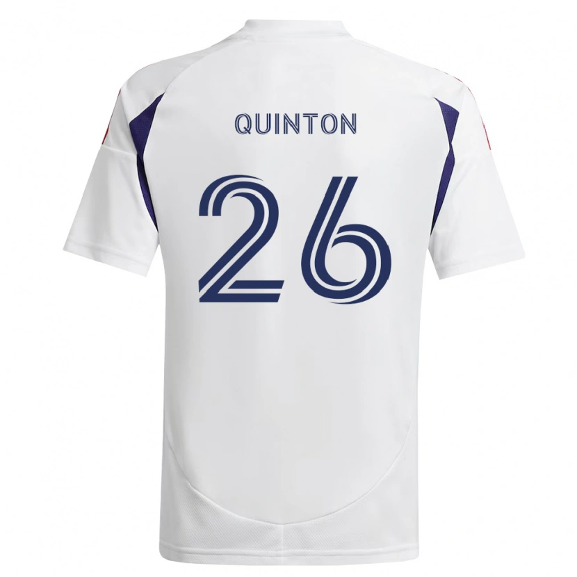 Danxen Heren Philip Quinton #26 Koninklijk Blauw Rood Bruin Uitshirt Uittenue 2026/27 T-Shirt