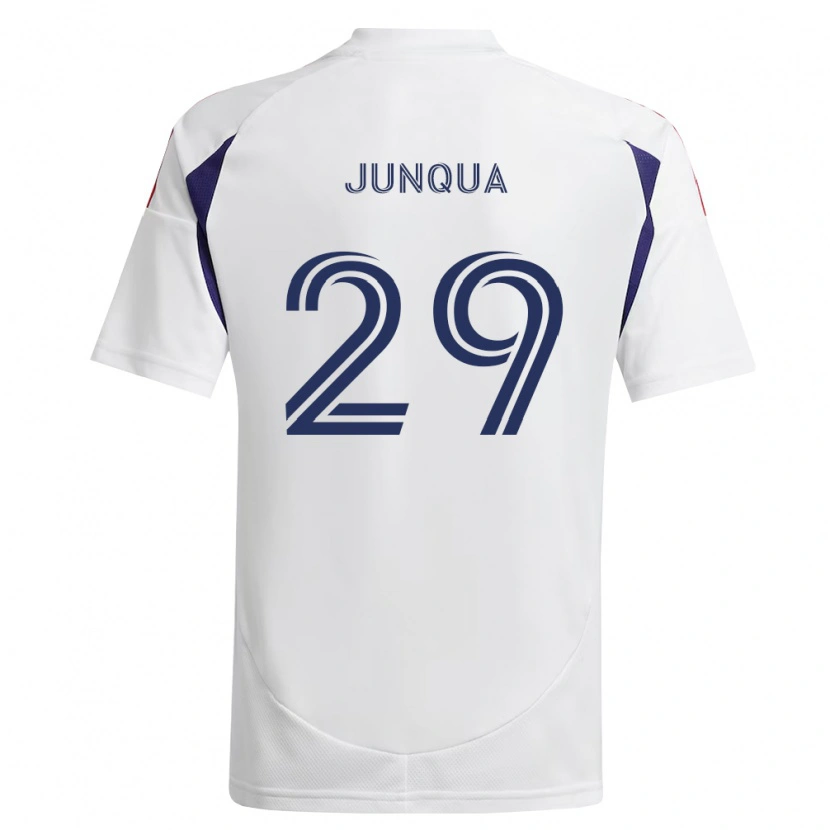 Danxen Heren Sam Junqua #29 Koninklijk Blauw Rood Bruin Uitshirt Uittenue 2026/27 T-Shirt