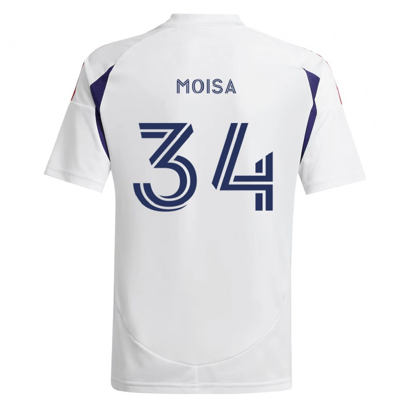 Danxen Heren Luca Moisa #34 Koninklijk Blauw Rood Bruin Uitshirt Uittenue 2026/27 T-Shirt