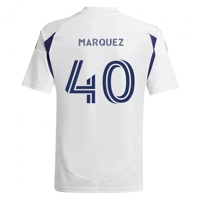 Danxen Heren Omar Marquez #40 Koninklijk Blauw Rood Bruin Uitshirt Uittenue 2026/27 T-Shirt