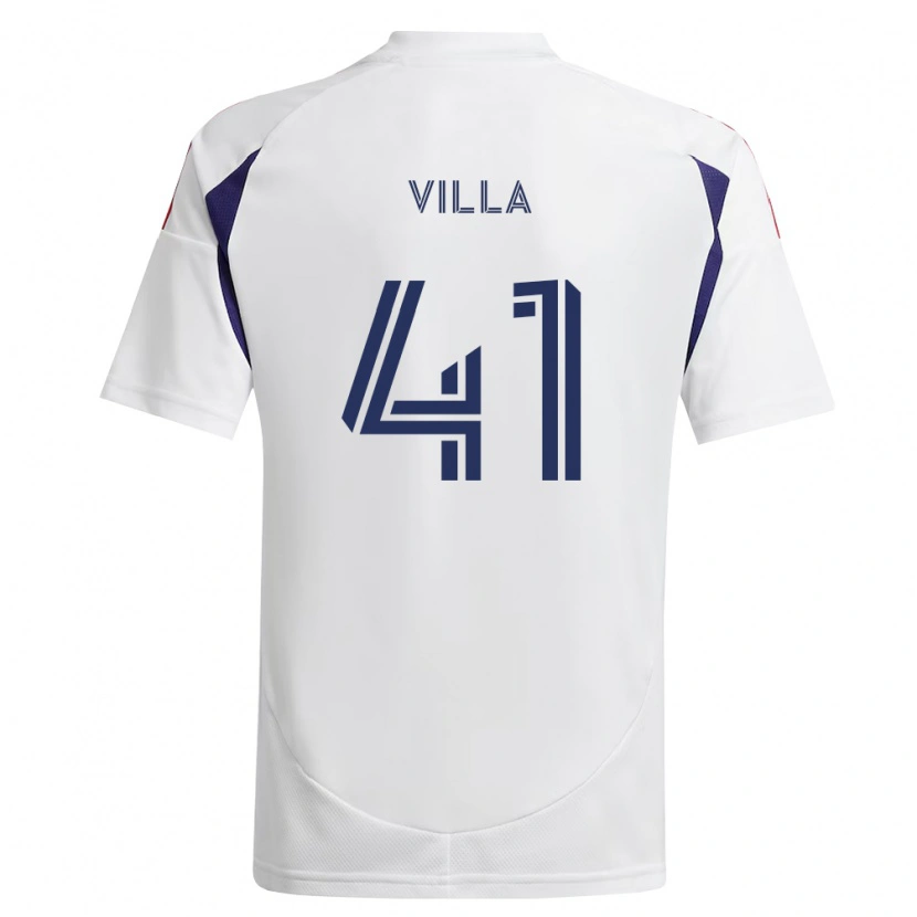 Danxen Heren Gio Villa #41 Koninklijk Blauw Rood Bruin Uitshirt Uittenue 2026/27 T-Shirt