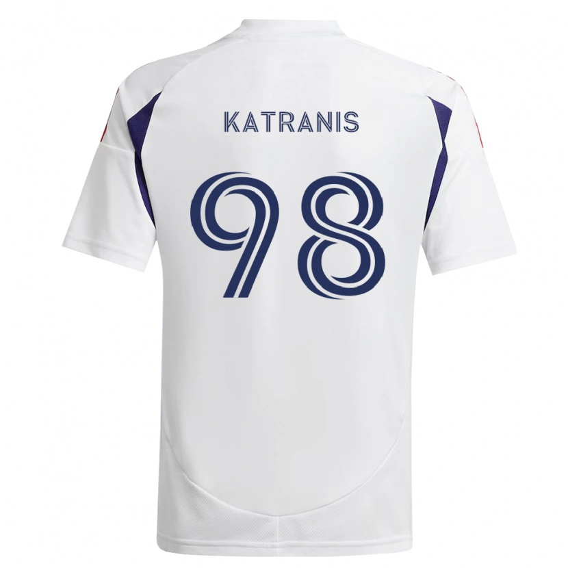 Danxen Heren Alexandros Katranis #98 Koninklijk Blauw Rood Bruin Uitshirt Uittenue 2026/27 T-Shirt