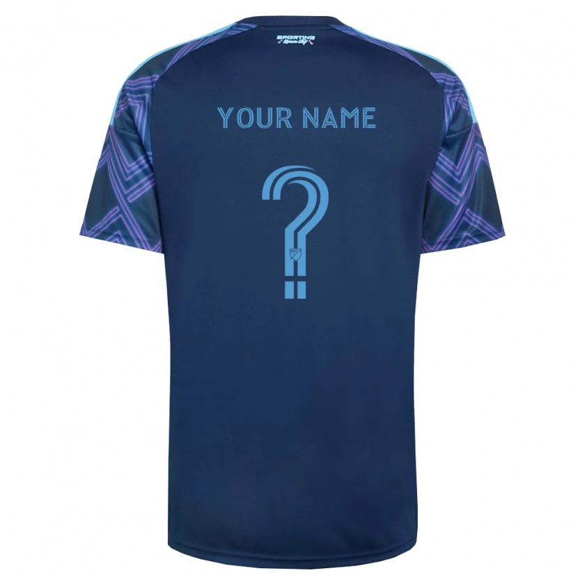 Danxen Heren Uw Naam #0 Koninklijk Blauw Paars Uitshirt Uittenue 2026/27 T-Shirt