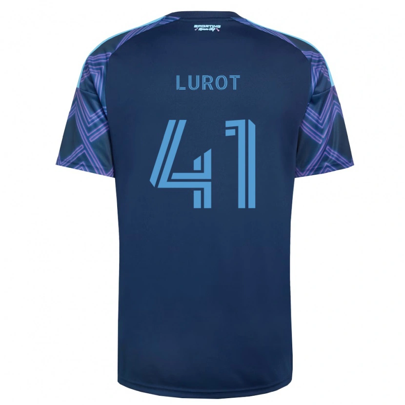 Danxen Heren Pierre Lurot #41 Koninklijk Blauw Paars Uitshirt Uittenue 2026/27 T-Shirt