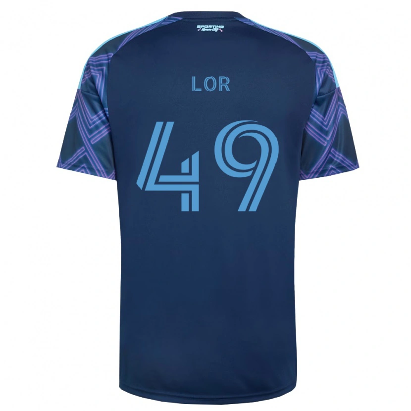Danxen Heren Troy Lor #49 Koninklijk Blauw Paars Uitshirt Uittenue 2026/27 T-Shirt