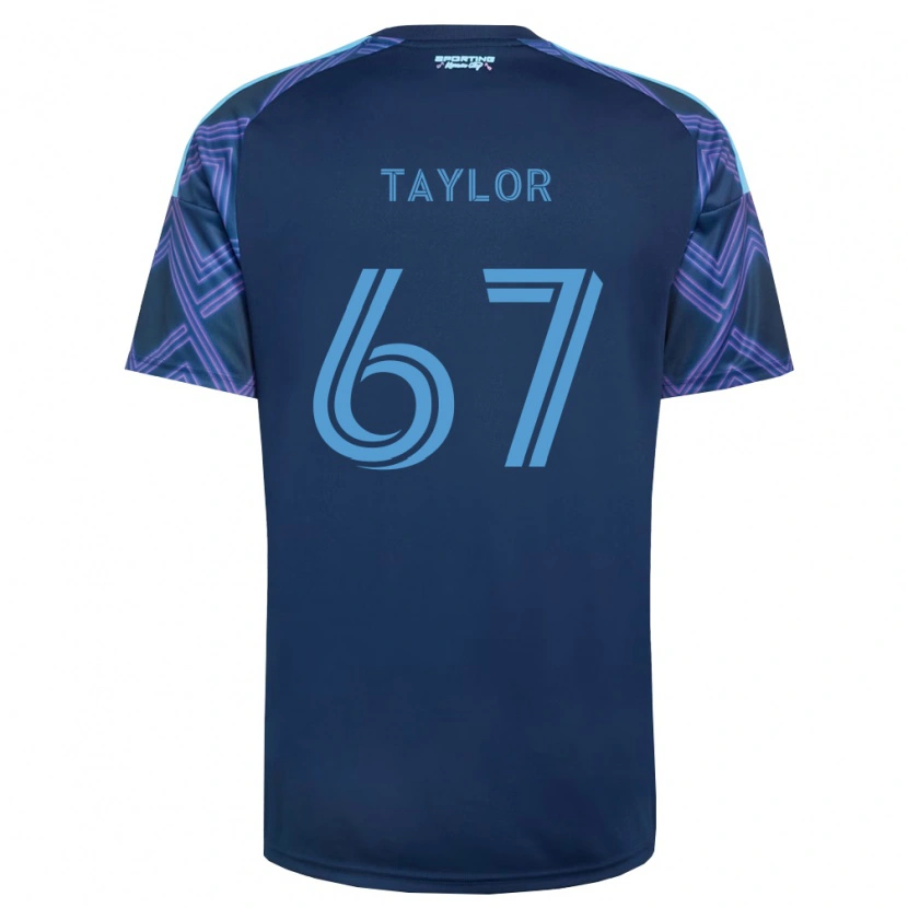 Danxen Heren Kael Taylor #67 Koninklijk Blauw Paars Uitshirt Uittenue 2026/27 T-Shirt
