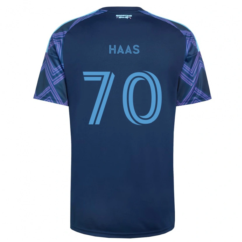 Danxen Heren Ty Haas #70 Koninklijk Blauw Paars Uitshirt Uittenue 2026/27 T-Shirt