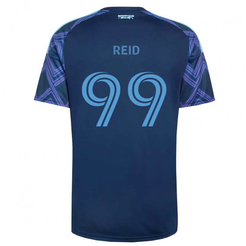 Danxen Heren Jayden Reid #99 Koninklijk Blauw Paars Uitshirt Uittenue 2026/27 T-Shirt