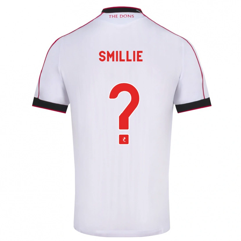 Danxen Heren Reuben Smillie #0 Zwart Rood Wit Uitshirt Uittenue 2026/27 T-Shirt