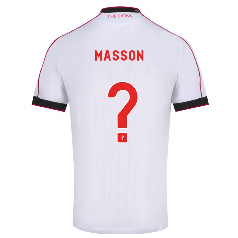 Danxen Heren Cooper Masson #0 Zwart Rood Wit Uitshirt Uittenue 2026/27 T-Shirt