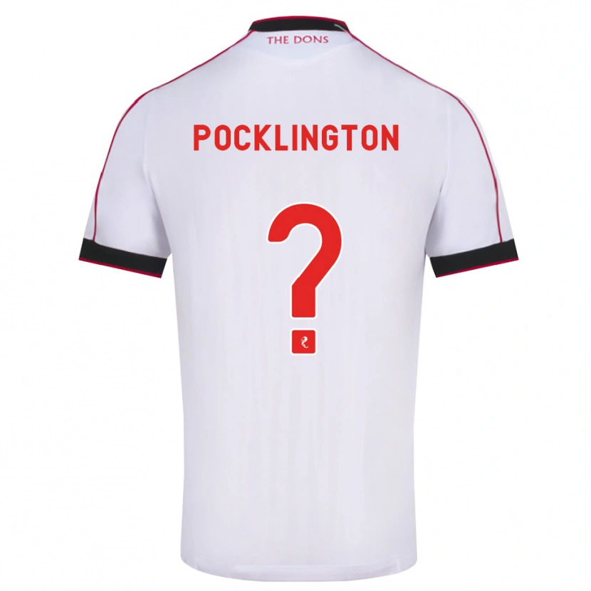 Danxen Heren Max Pocklington #0 Zwart Rood Wit Uitshirt Uittenue 2026/27 T-Shirt