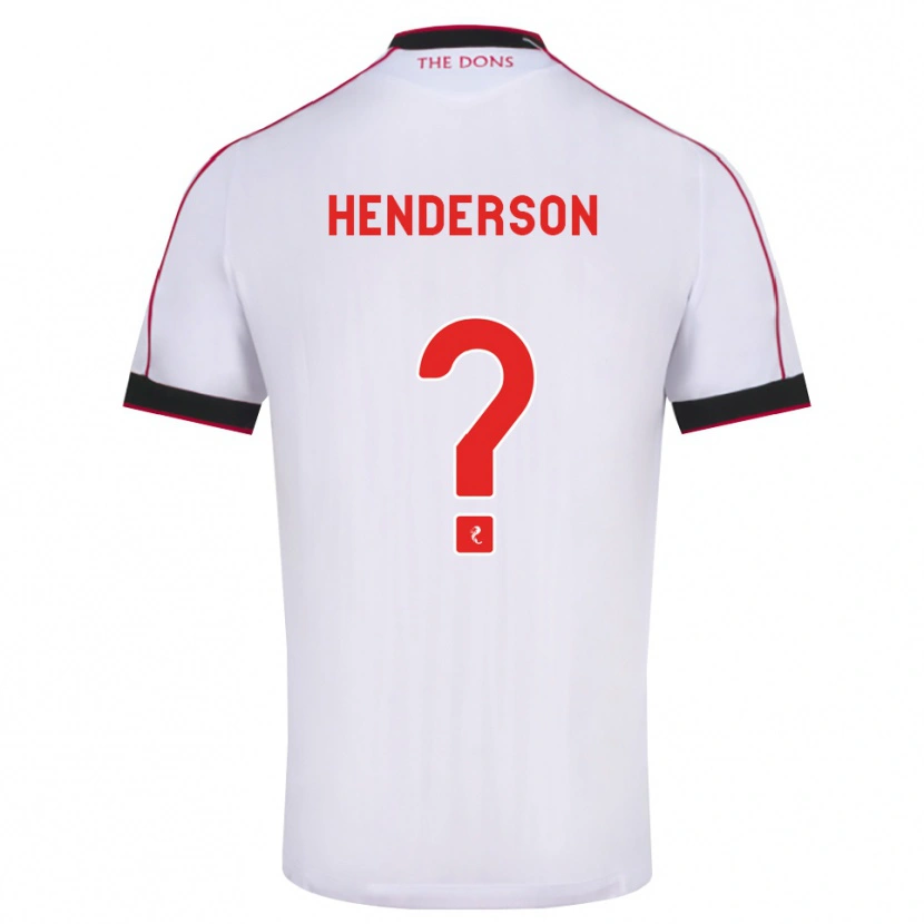 Danxen Heren Jay Henderson #0 Zwart Rood Wit Uitshirt Uittenue 2026/27 T-Shirt