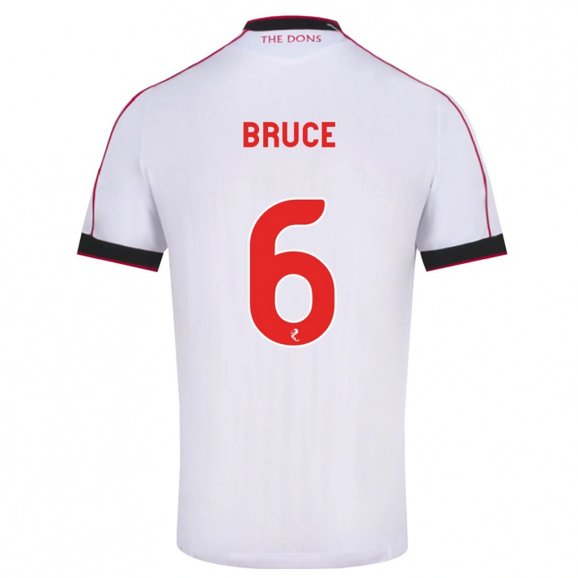 Danxen Heren Natasha Bruce #6 Zwart Rood Wit Uitshirt Uittenue 2026/27 T-Shirt