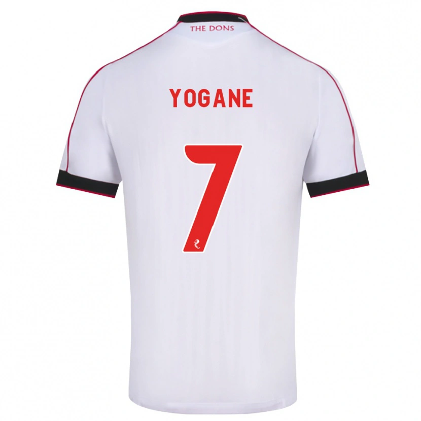 Danxen Heren Tony Yogane #7 Zwart Rood Wit Uitshirt Uittenue 2026/27 T-Shirt