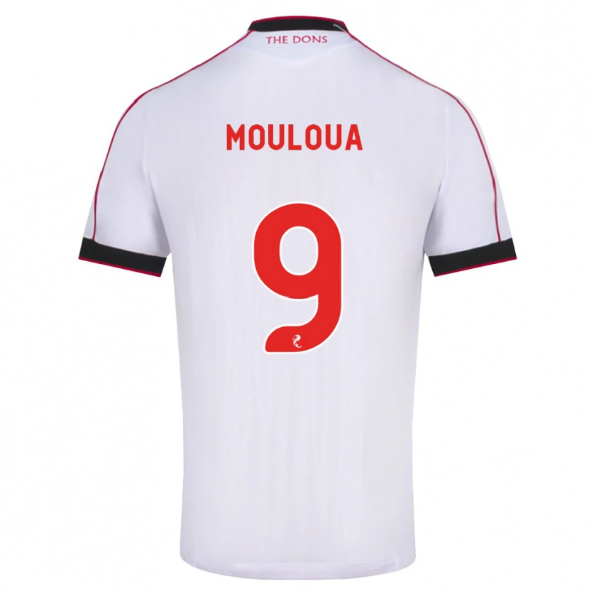 Danxen Heren Ayoub Mouloua #9 Zwart Rood Wit Uitshirt Uittenue 2026/27 T-Shirt
