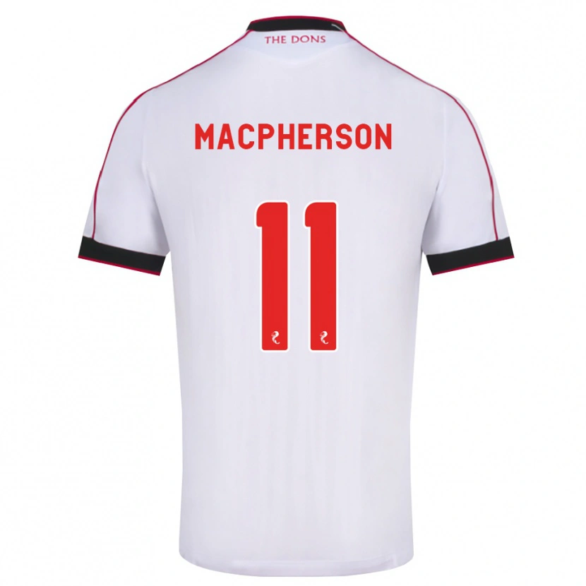 Danxen Heren Keira Macpherson #11 Zwart Rood Wit Uitshirt Uittenue 2026/27 T-Shirt