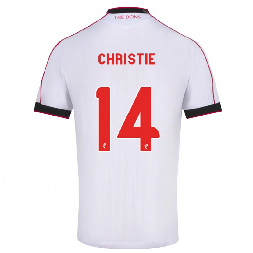 Danxen Heren Mya Christie #14 Zwart Rood Wit Uitshirt Uittenue 2026/27 T-Shirt